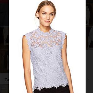 Nanett Lenore Women’s High Neck Sleeveless Top